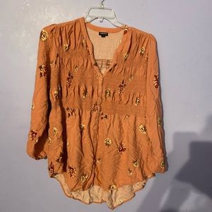Torrid size 3 floral blouse